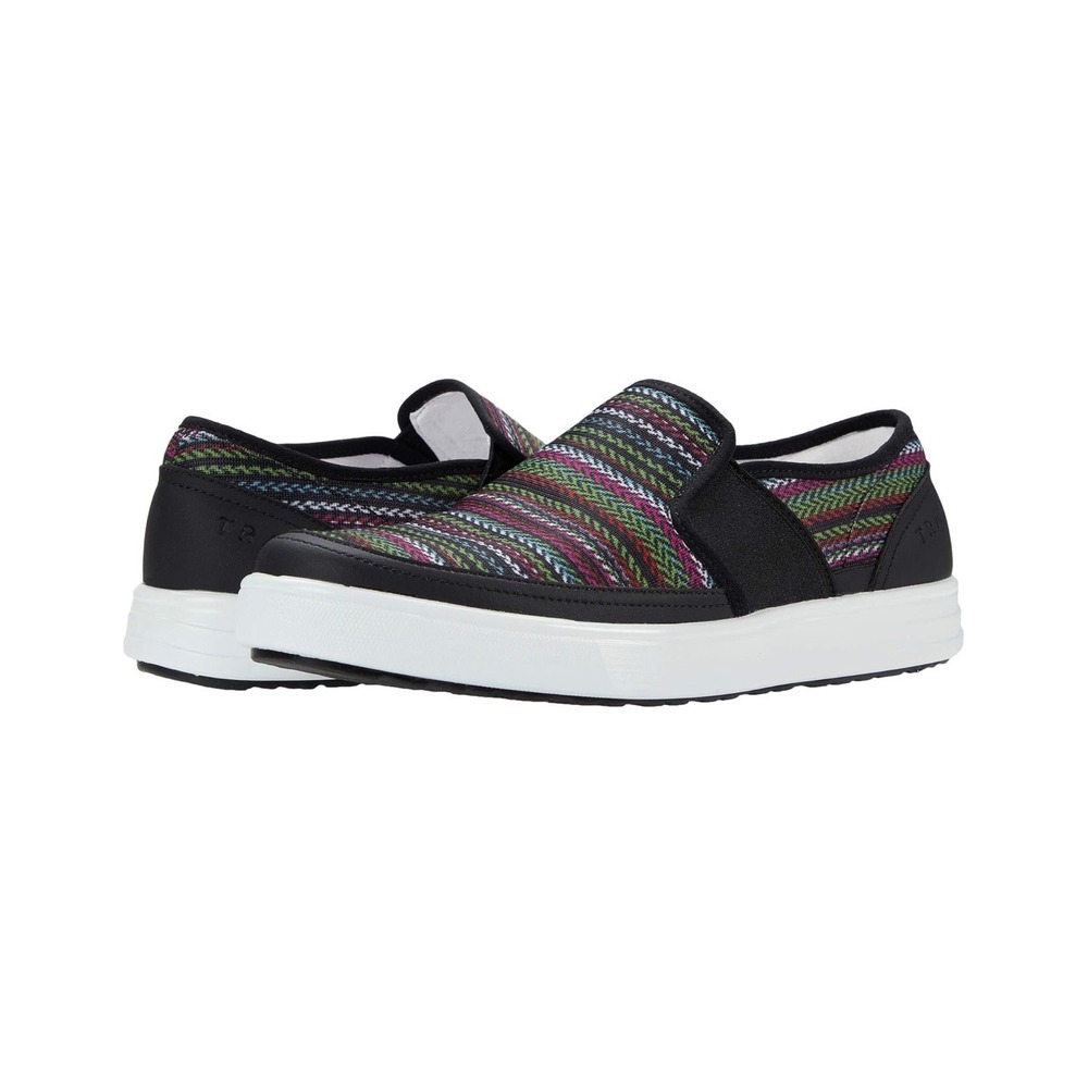 TRAQ‎ by Alegria Multi Color Knit Slip On Walking Shoes TRA-SLE-5008 Womens 37